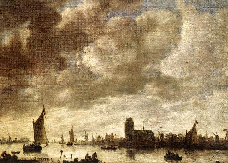 Jan van Goyen View of Merwede before Dordrecht Norge oil painting art